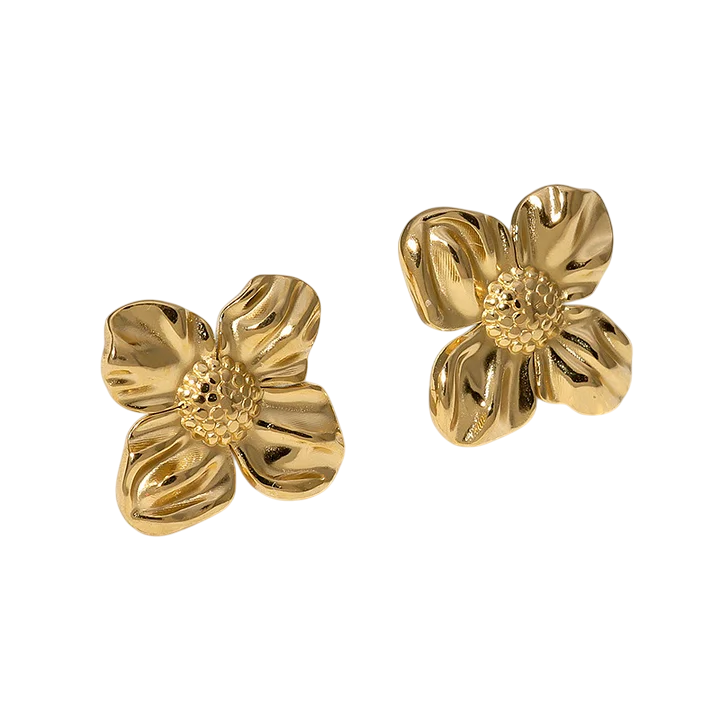 Orecchini a forma di fiore