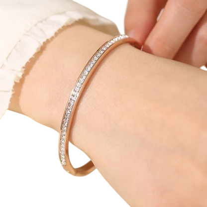 Bracciale stile retrò con zirconi