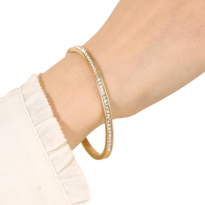 Bracciale stile retrò con zirconi